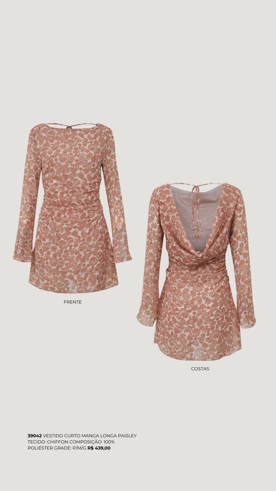 Vestido flavia com manga - Image 2